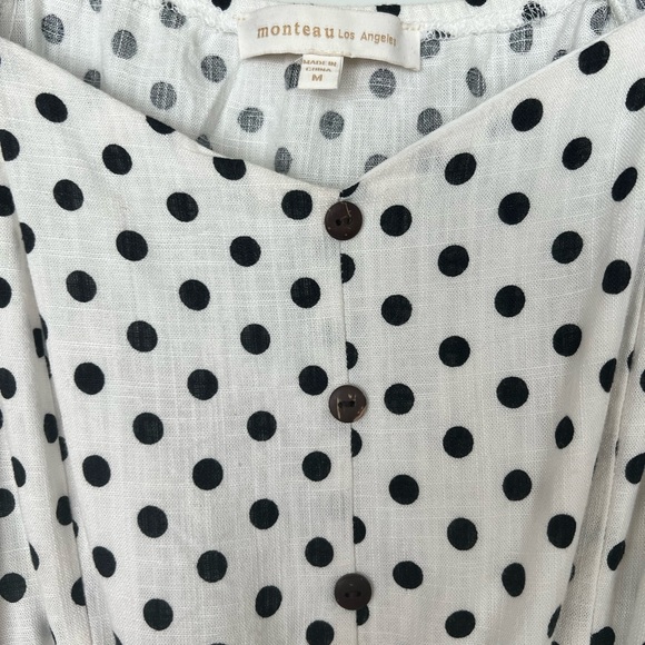 Cute polka dot boho top - medium - Picture 3 of 3